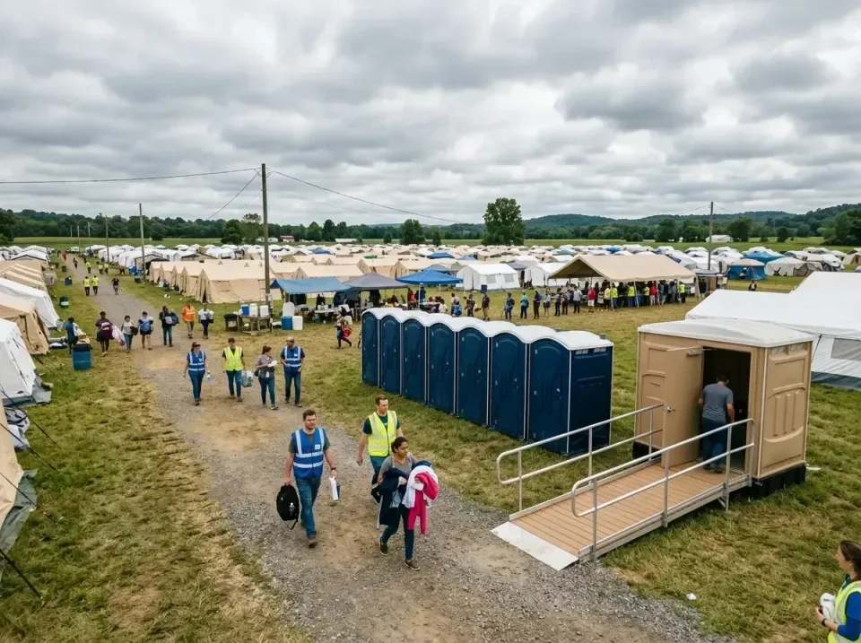 disaster-relief-camp-restrooms-010 — frequently asked questions, Dumpster & Portable Bathrooms Rental in Nibley, UT